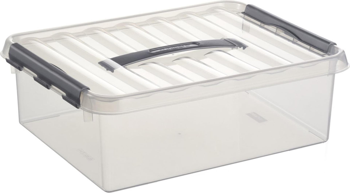 Sunware q-line boîte de rangement 10l transparente