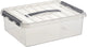 Sunware q-line boîte de rangement 10l transparente