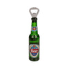 Hors du décapsuleur bleu bouteille de bière avec aimant env. 21 cm
