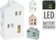 Maison statue Cosydecor avec LED 13cm dolomite