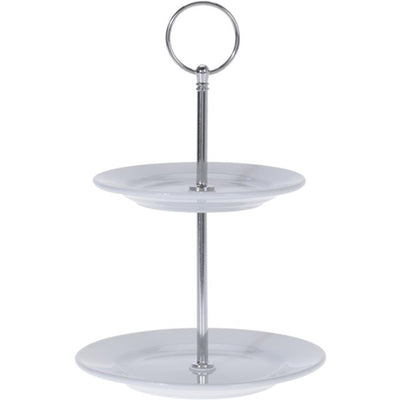 Excellente étagère en porcelaine 2 couches ø13 et ø15cm
