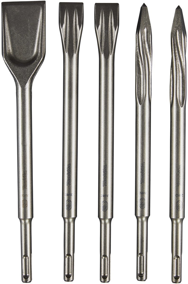 Makita accessoires jeu de burins auto-affûtants 5 pièces - e-13188 e-13188