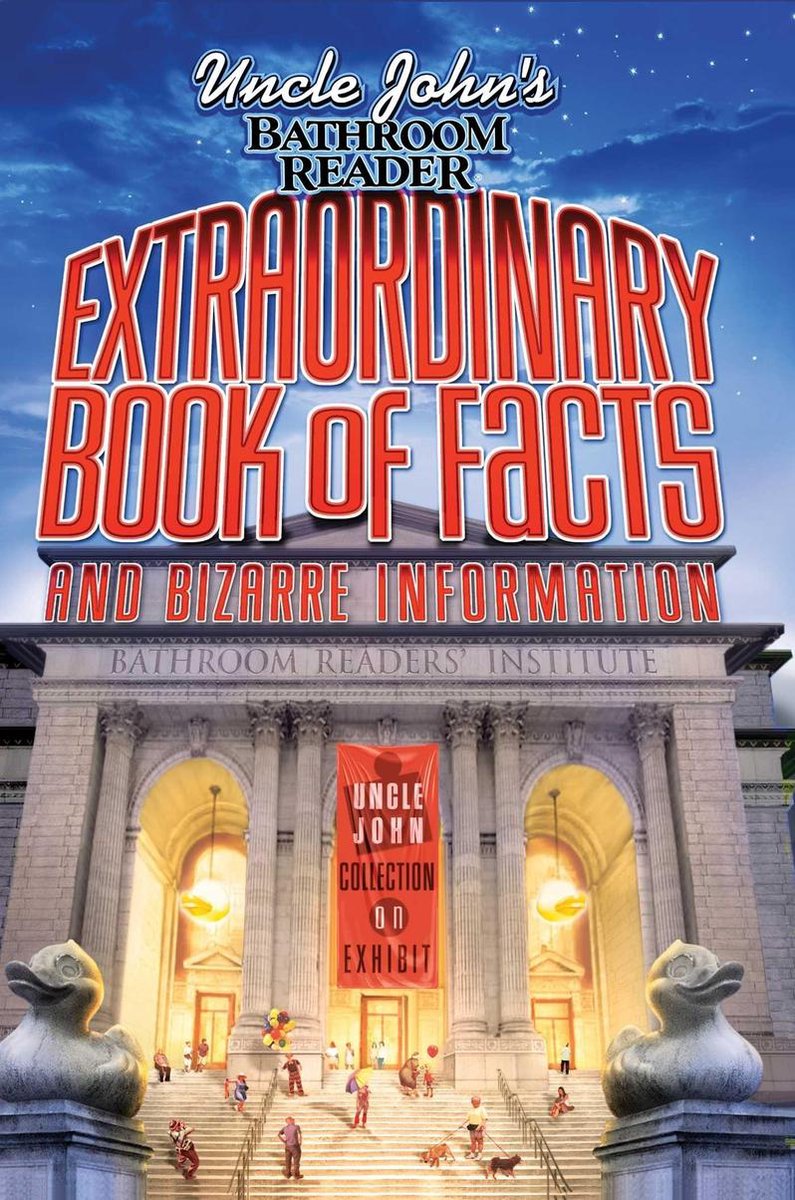 Livre extraordinaire de faits sur le lecteur de salle de bain d'Oncle John