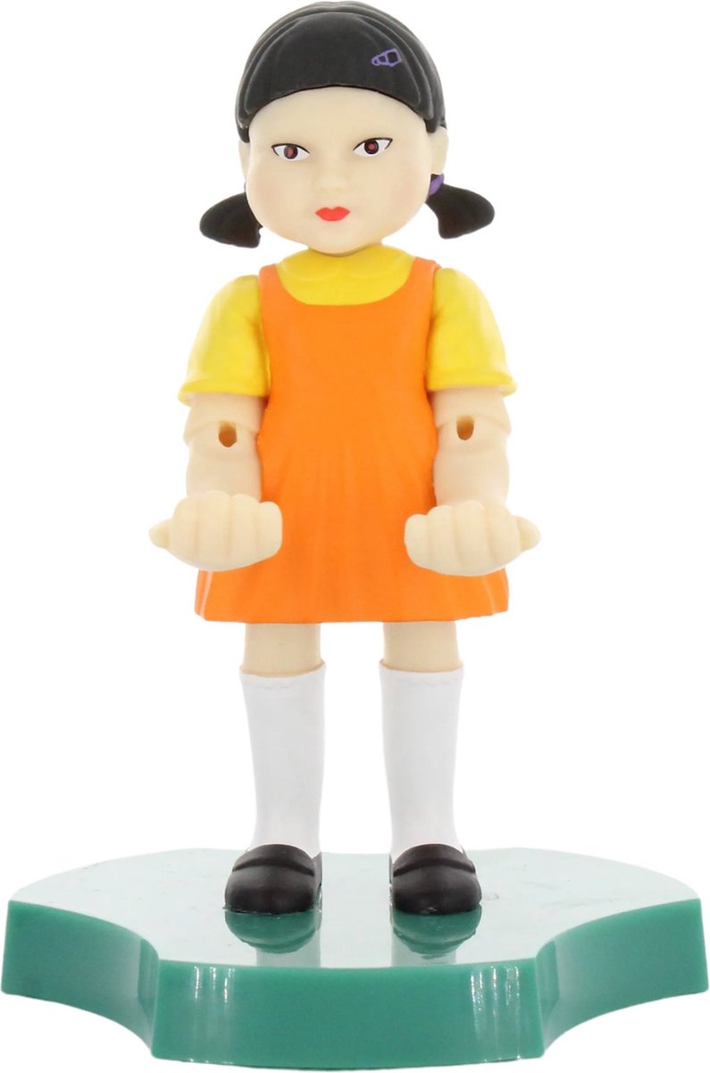 Câble de jeu exquis holdems - jeu de calmar - écouteurs et support de téléphone pour jeune fille