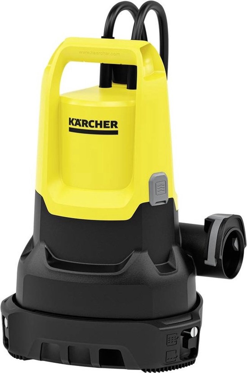 Pompe submersible double eau propre et sale Kärcher sp 16 000 - débit d'eau 16 000 l h - aspiration plate jusqu'à 1 mm - granulométrie max. 20 millimètres