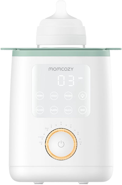 Chauffe-biberon analogique Momcozy mw02 – chauffe-bain pour biberons et pots – avec éclairage, fonction de maintien au chaud