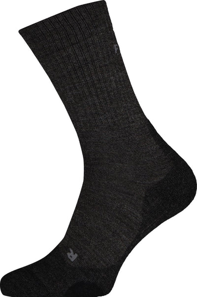 Falke tk2 laine anti-ampoules laine épaisse matériau fonctionnel chaussettes de randonnée femme gris - taille 41-42