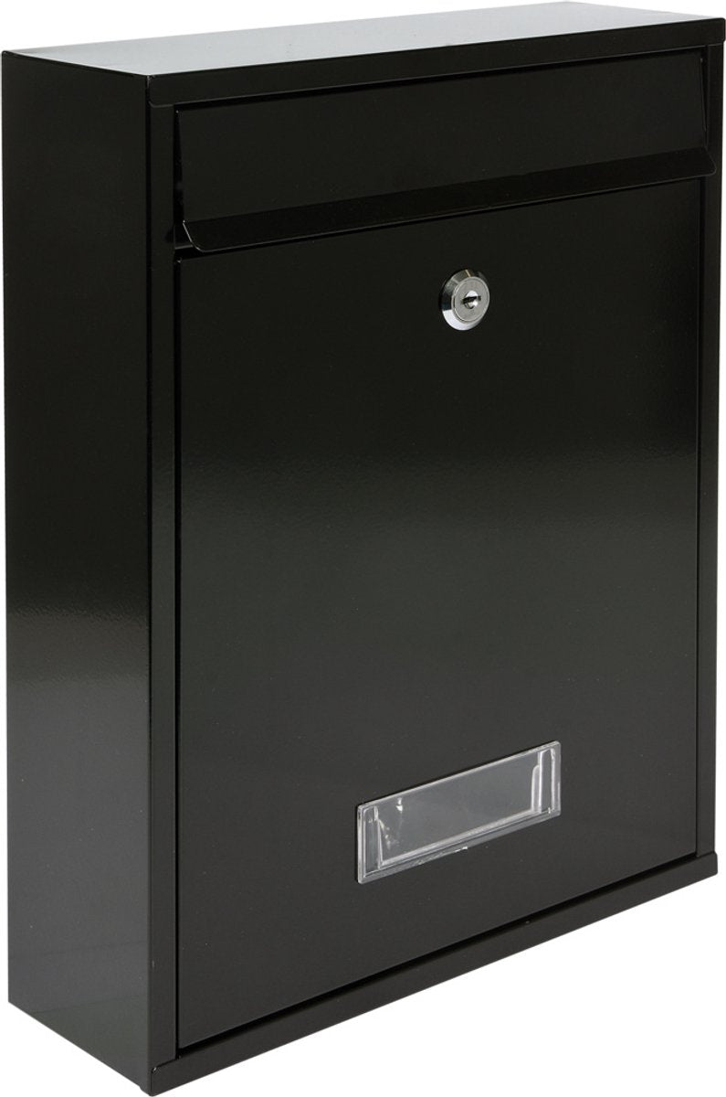Boîte aux lettres Vorel avec 2 clés - noir - 360x260x80 mm