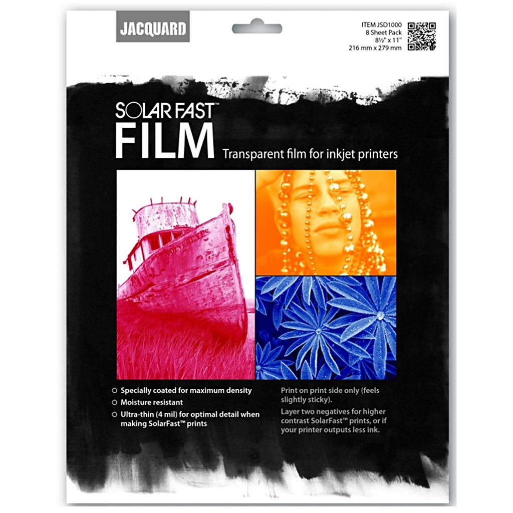 Jacquard Fil transparent pour imprimantes à jet d'encre, rapidement sur l'énergie solaire, DIM 21,6x27,9 cm, 8 pièces 1 boîte