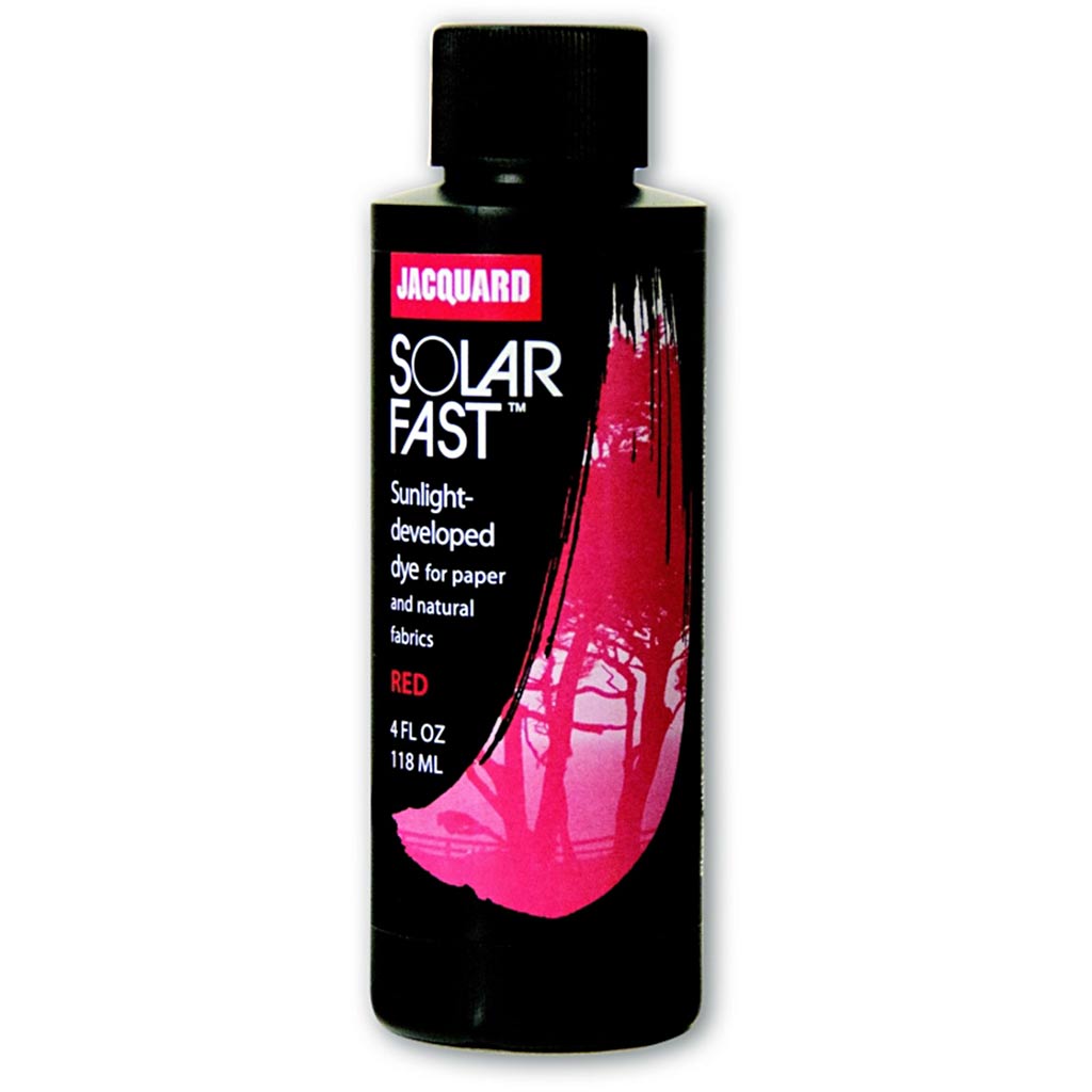 Jacquard Solarfast - Light-Sensitive Colorant, rouge (104), 118 ml 1 bouteille