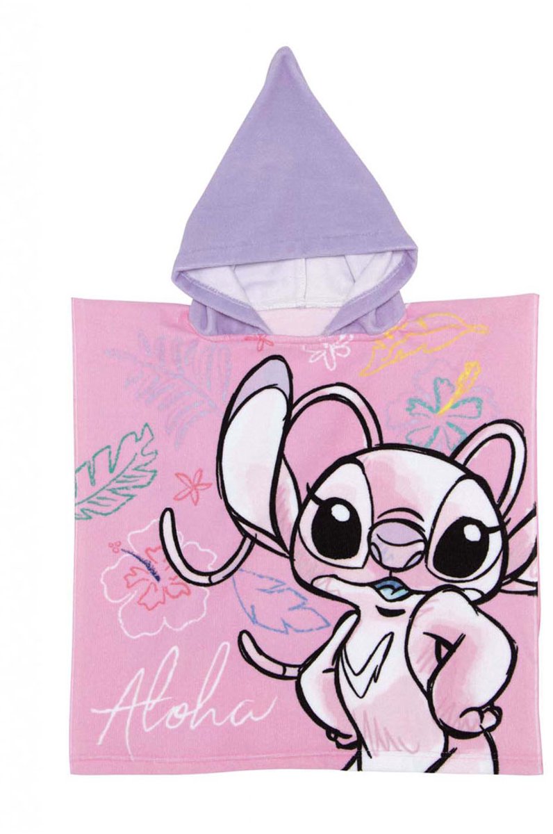 Serviette poncho point ange