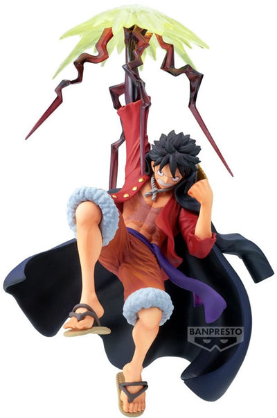 Banpresto une pièce bataille record collection pvc statue singe d. statue luffy spéciale 15 cm