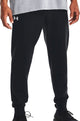 Pantalon de sport Under Armour UA Rival Fleece Joggers-BLK pour hommes - Noir - Blanc