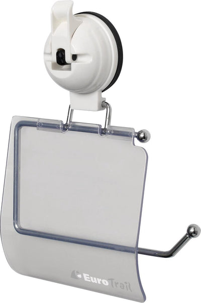 Porte-rouleau papier toilette Eurotrail avec ventouse - blanc