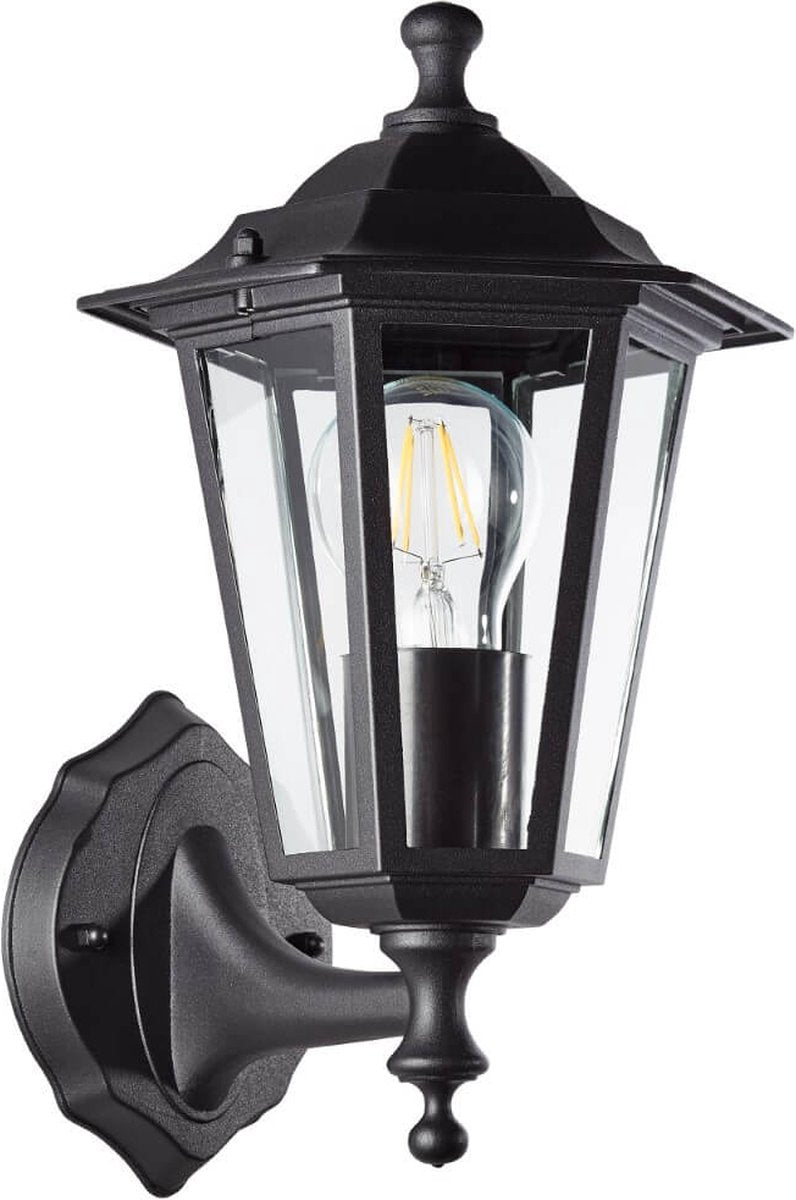 Brilliant carleen - lampe d'extérieur - ip44 - e27 max 1x40w - noir