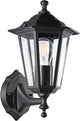 Brilliant carleen - lampe d'extérieur - ip44 - e27 max 1x40w - noir