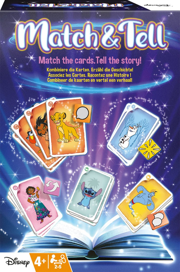 Shuffle Disney match tell - jeu de cartes - racontez vos propres histoires Disney uniques - créatif - narration