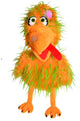 Living Puppets Marionnette à gants Bernie-birdie oiseau 44cm