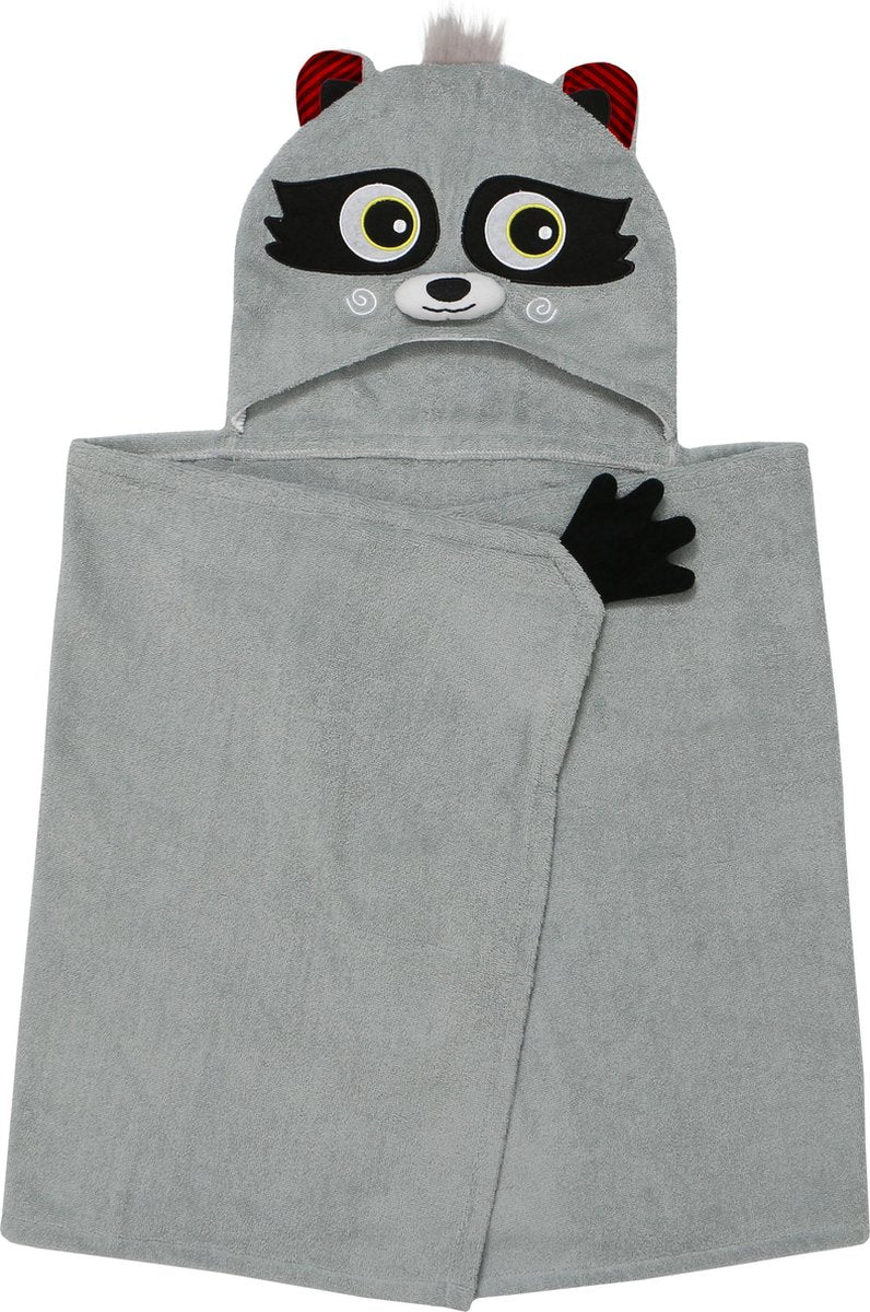 Cape de bain enfant Zoocchini - Rocco le raton laveur