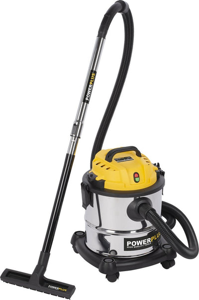 Aspirateur électrique Powerplus humide-sec powx3230 - aspirateur voiture 1200w, tapis, fonction aspiration-soufflage - réservoir 20l - avec 4 acc.