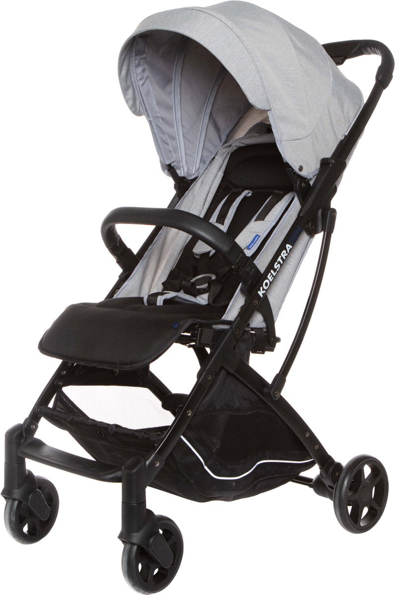 Koelstra compact buggy gen - mélange de gris doux - léger - incl. accessoires