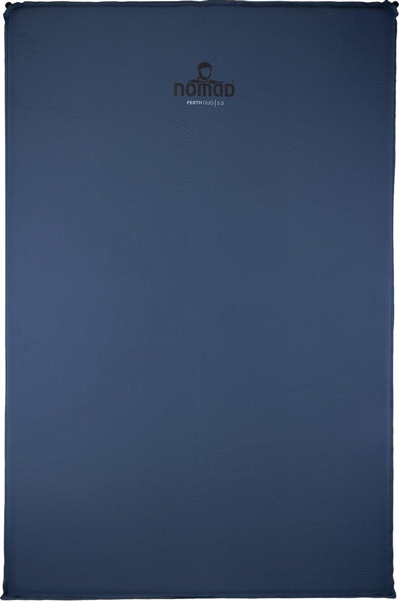 Duo nomade perth 5.0 | tapis de couchage | 198x130 | 5 cm d'épaisseur | bleu foncé | camping confortable