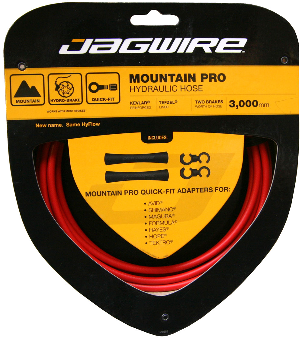 Jeu de flexibles hydrauliques Jagwire mountain pro rouge
