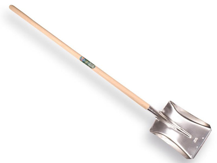 Pelle à ballast Offner aluminium avec bande 27x35cm manche coudé 130cm