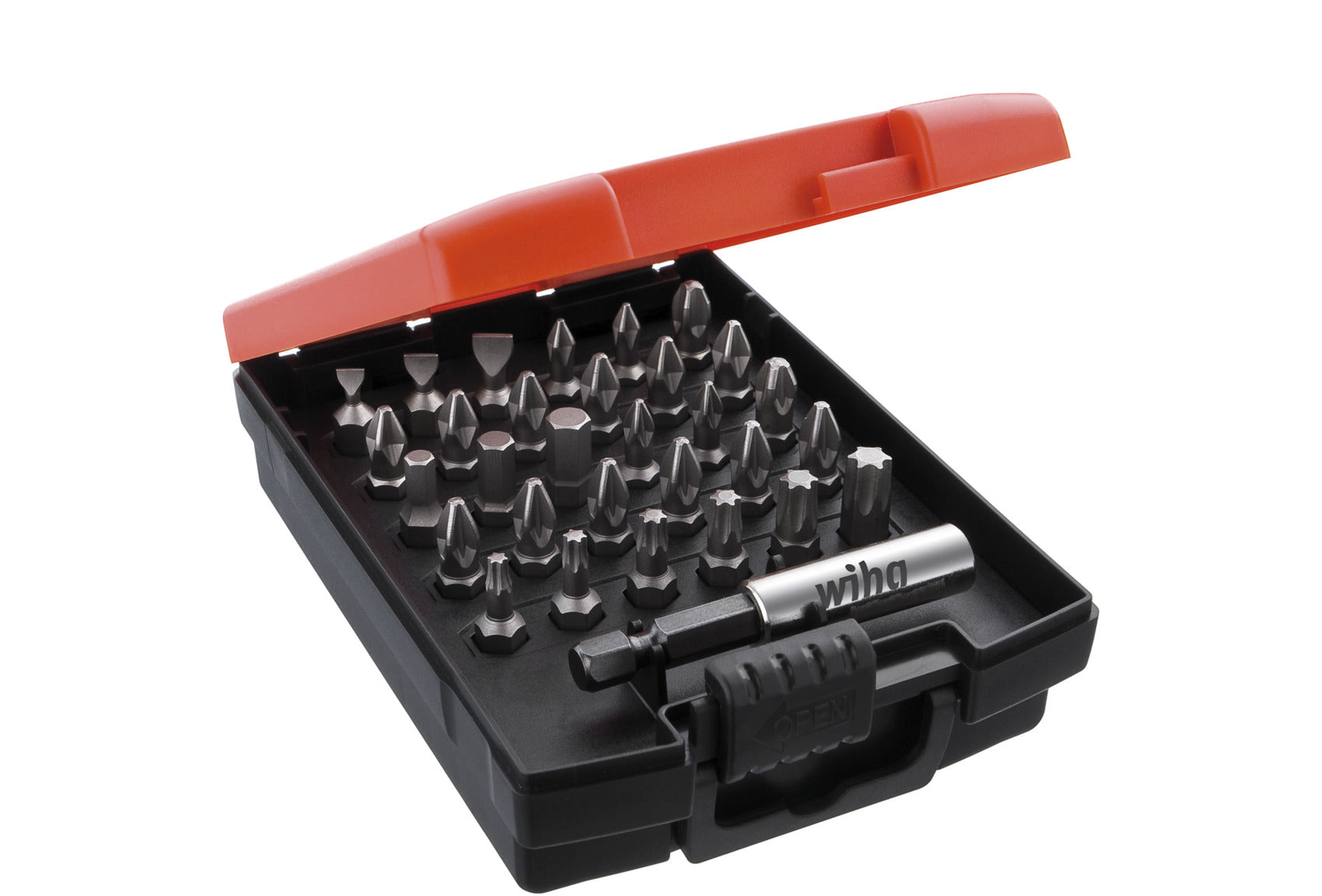 Wiha jeu d'embouts standard 25 mm assortis 32 pièces 1 4 c6,3 incl. boîte - 26252 - 26252