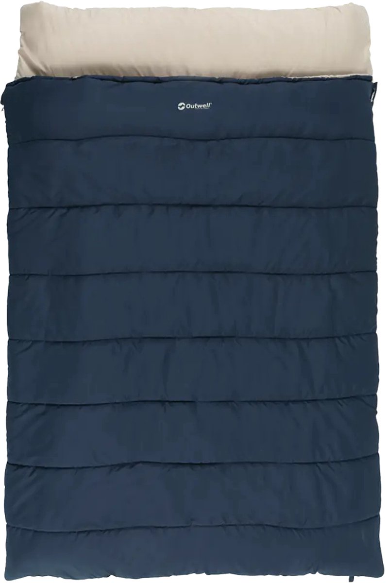 Outwell contour lux sac de couchage double couverture modèle 2 personnes 145 x 220