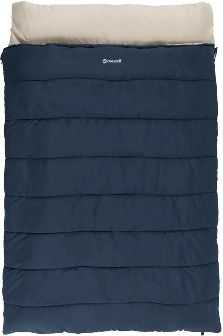 Outwell contour lux sac de couchage double couverture modèle 2 personnes 145 x 220