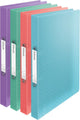 Classeur à anneaux Esselte colour'breeze, 2 anneaux, pp, pi a4, avec couverture souple, assortiment de 12 pièces