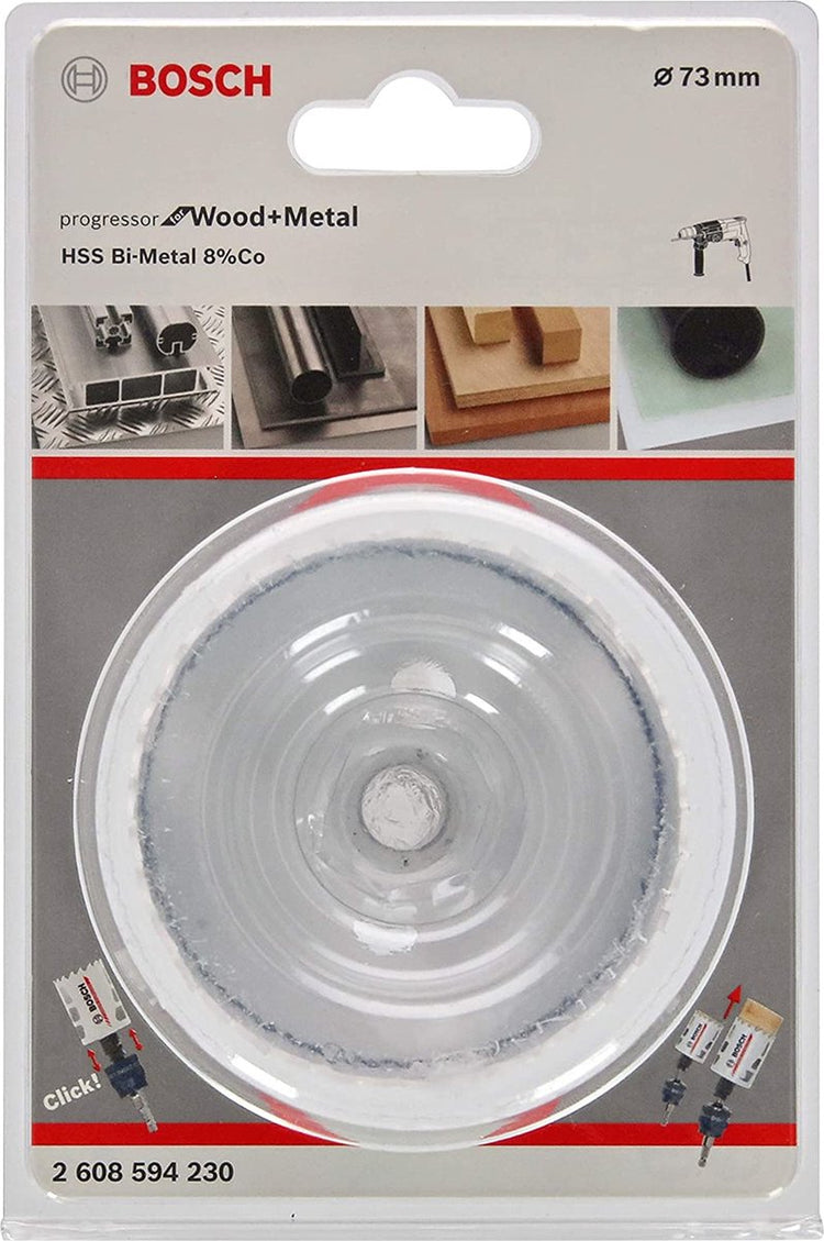 Scie cloche Bosch hss bi-métal progresseur diamètre 73mm