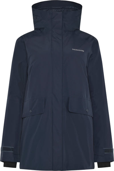 Didriksons tuva wns parka veste outdoor femme - bleu nuit foncé