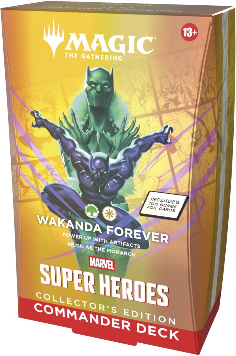 Magie : le rassemblement | Marvel Super Heros Edition Collector Commander Deck - Wakanda Forever