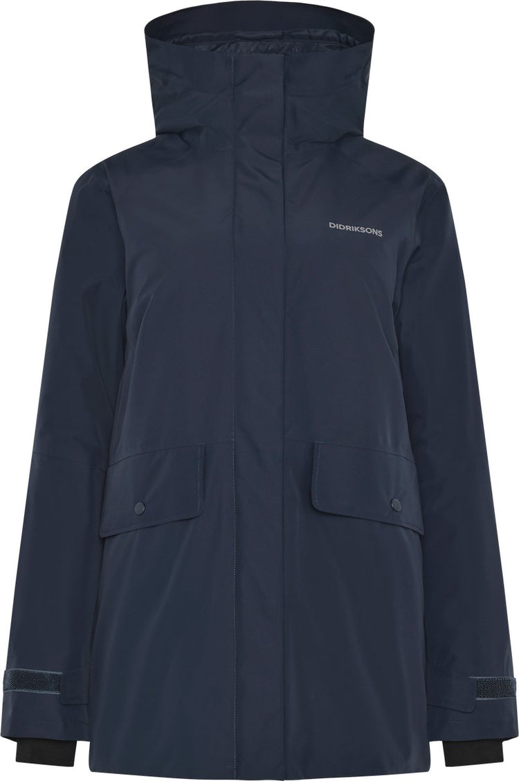 Didriksons tuva wns parka veste outdoor femme - bleu nuit foncé