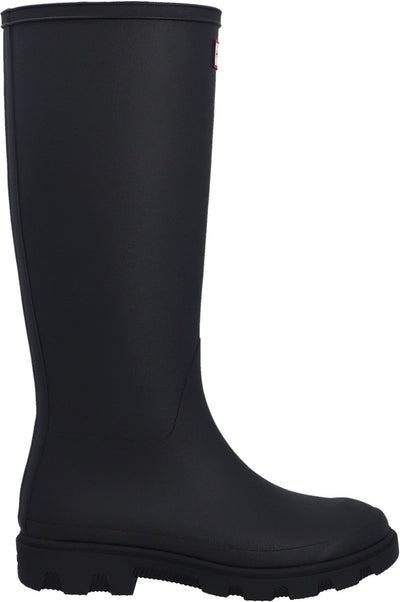 Bottes de pluie unisexes Hunter Downpour Tall Insulated Boot - noir