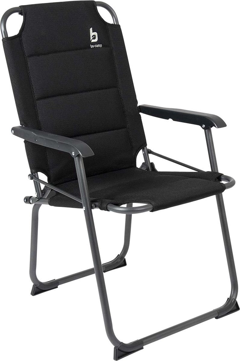 Bo-camp - chaise - copa rio - m - rembourré - noir