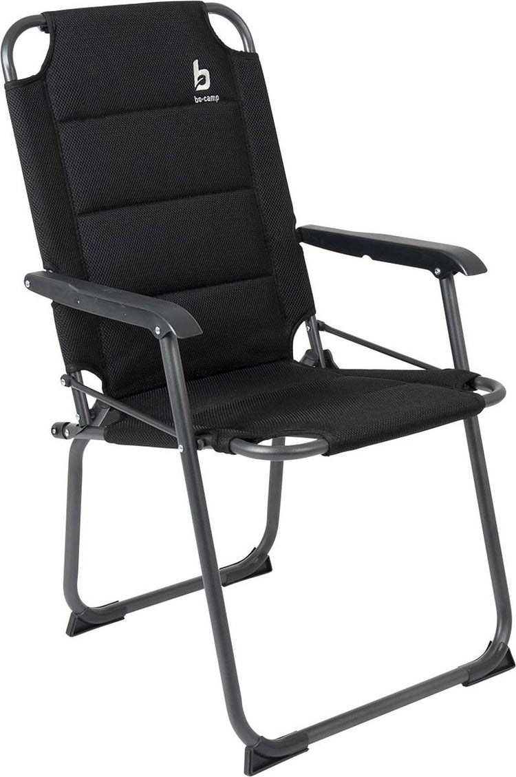 Bo-camp - chaise - copa rio - m - rembourré - noir