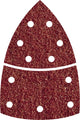Wolfcraft - papier de verre souris grain 120 - 10 pièces - 95mm - feuille abrasive auto-adhésive multi-ponceuse - 1814000