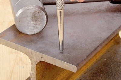 Poinçon central Wolfcraft | chromé | 8x125mm | 1 pièce - 7980010