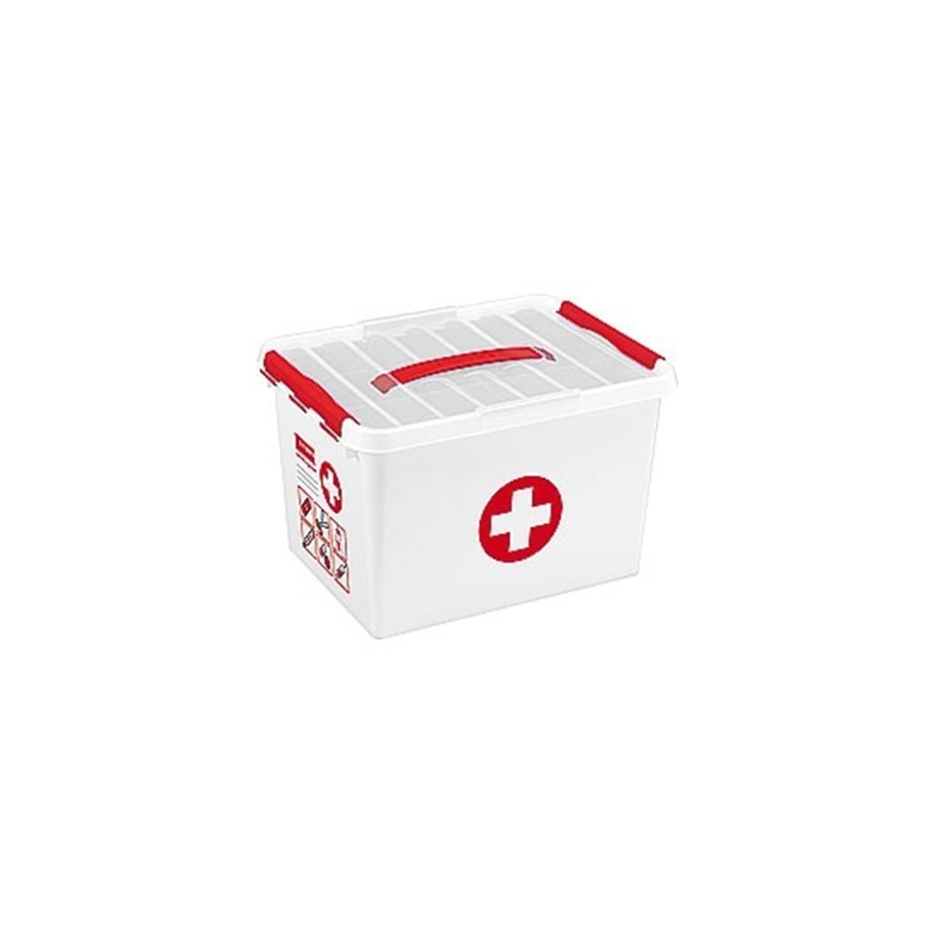 Sunware q-line trousse de premiers secours 22l blanc