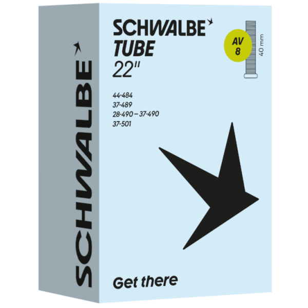 Chambre à air Schwalbe av8 22 28-44-484 501mm - valve 40mm