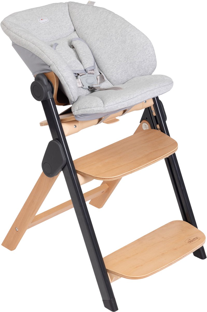 Chicco - meraviglia - chaise haute - chaise de salle à manger - ébène