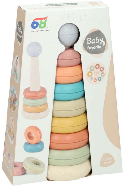 Baby Stack Tower Pastel