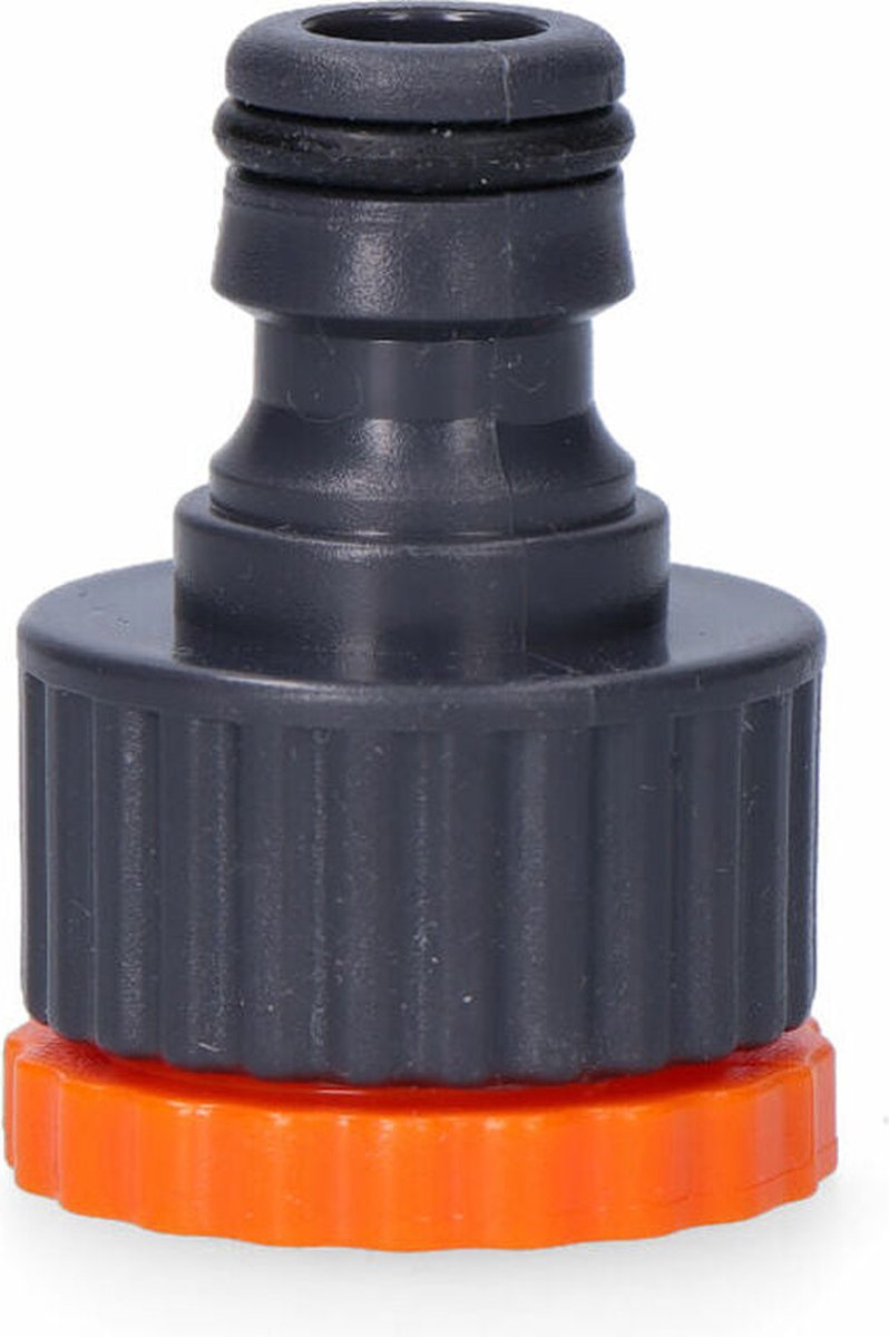 Tuyau d'arrosage pour robinet EDM - 1 2 3 4 - filetage femelle - orange