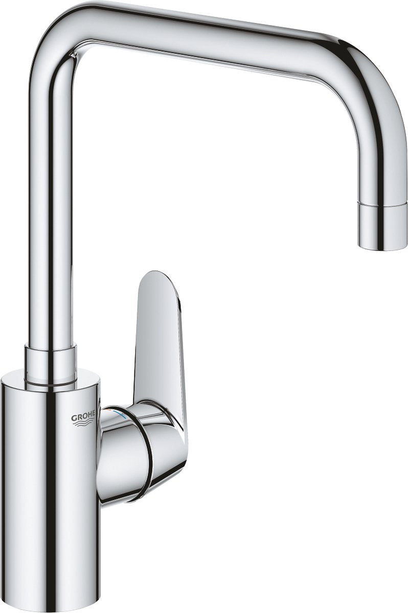 Robinet de cuisine Grohe eurodisc cosmopolitan - bec haut pivotant - chrome