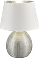 Rl live your light reality louxor - lampe de table - argent - excl. 1x e27 4,9 w - interrupteur à cordon
