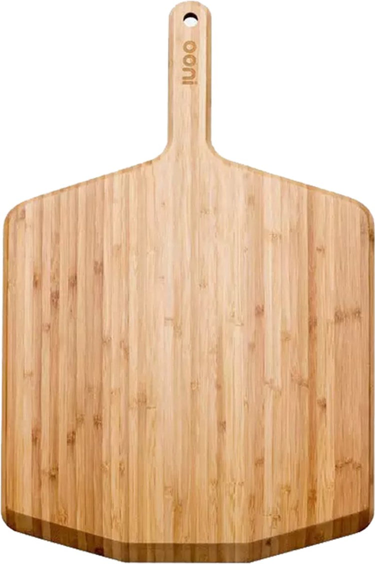 Ooni Poussoir à pizza en bambou de 40 cm - Planche de service - Pelle à pizza pour pizzas fraîchement cuites - Planche à pizza en bambou comme accessoire de four à pizza - Poussoir de four à pizza extra large