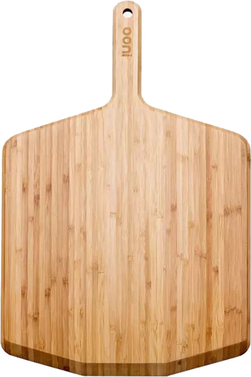 Ooni Poussoir à pizza en bambou de 40 cm - Planche de service - Pelle à pizza pour pizzas fraîchement cuites - Planche à pizza en bambou comme accessoire de four à pizza - Poussoir de four à pizza extra large